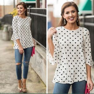 LAST CHANCE Polka Dot Top